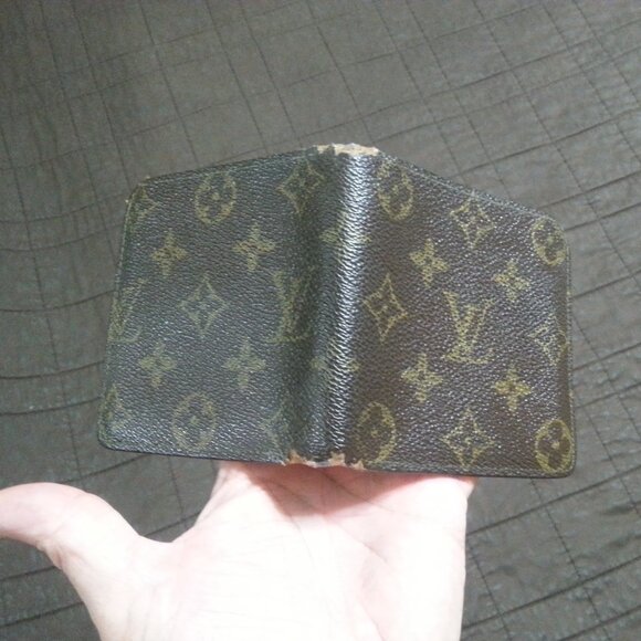 Vintage LV Louis Vuitton Wallet Monogram Bifold Men's Unisex Women's - Picture 3 of 16